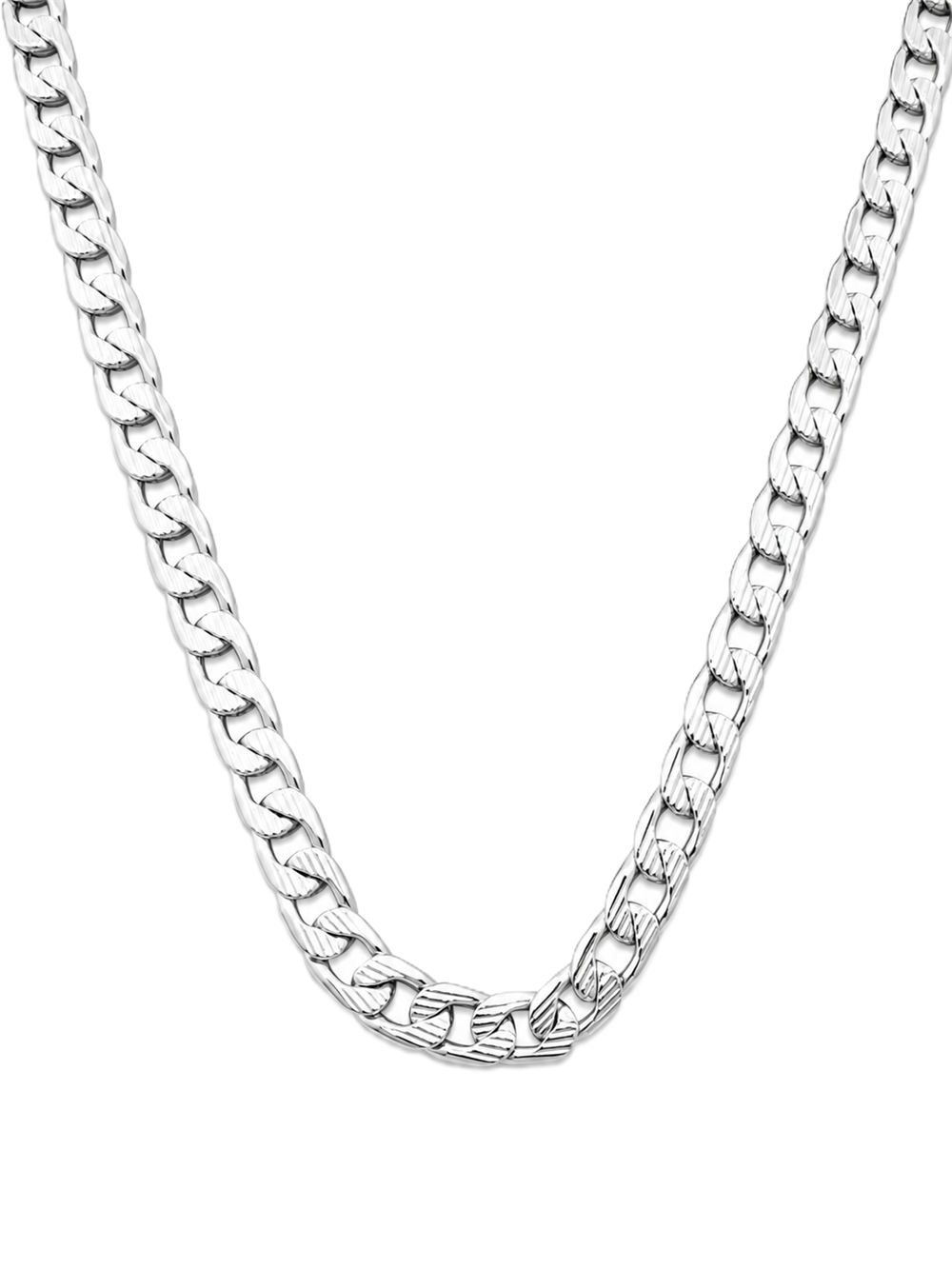 Erkek Çelik Kolye SILVER 60cm