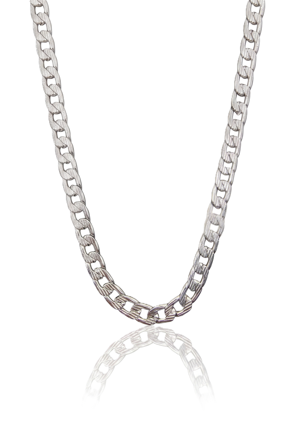 Erkek Çelik Kolye SILVER 60cm