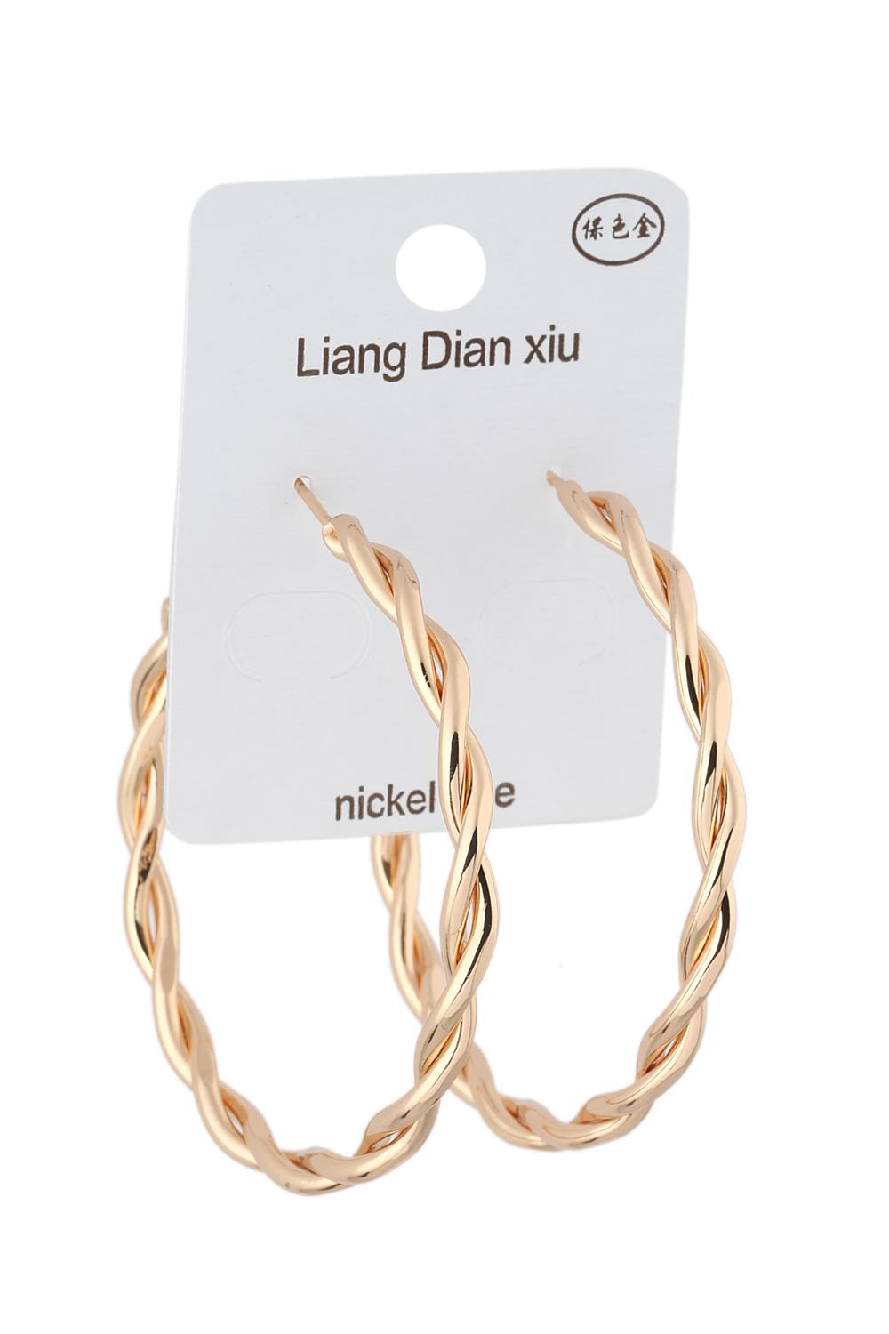 Halka Küpe Gold