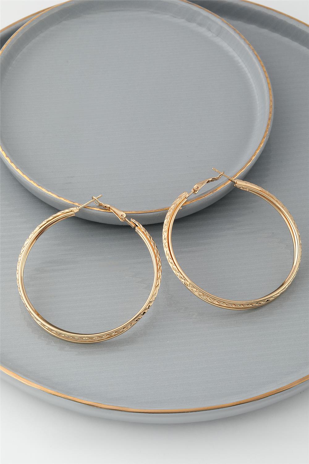 Halka Küpe Gold