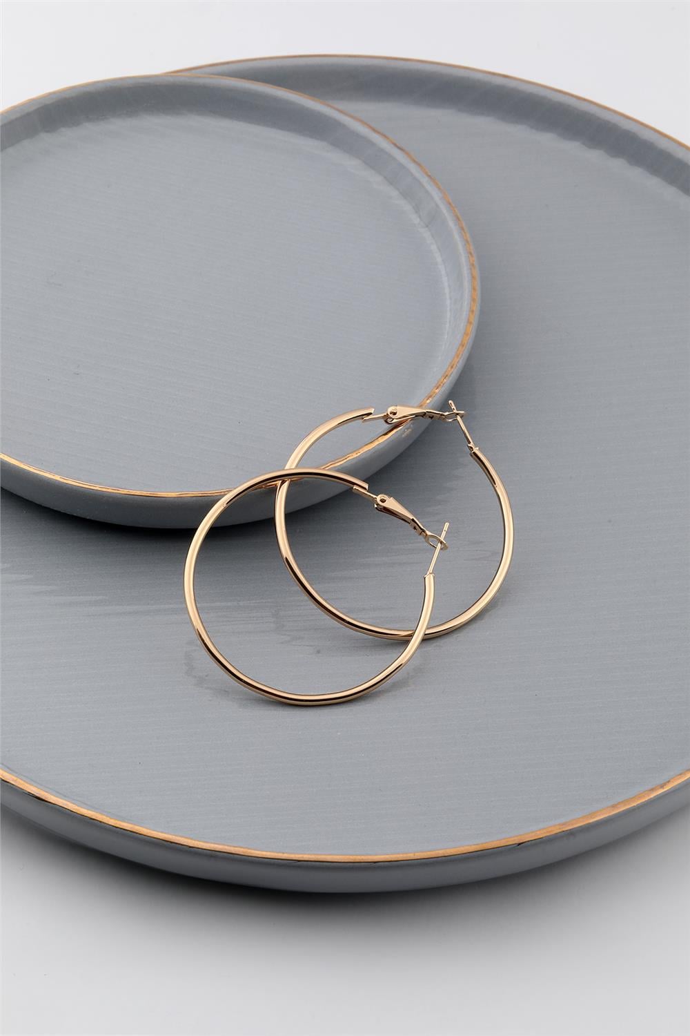 Halka Küpe Gold