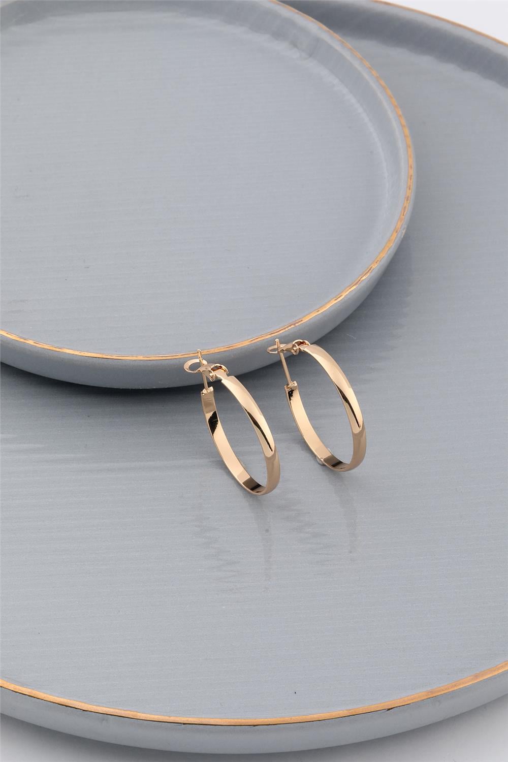 Halka Küpe Gold