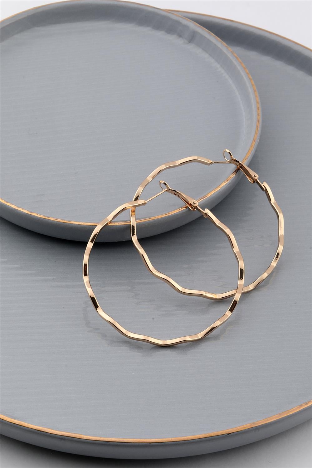 Halka Küpe Gold