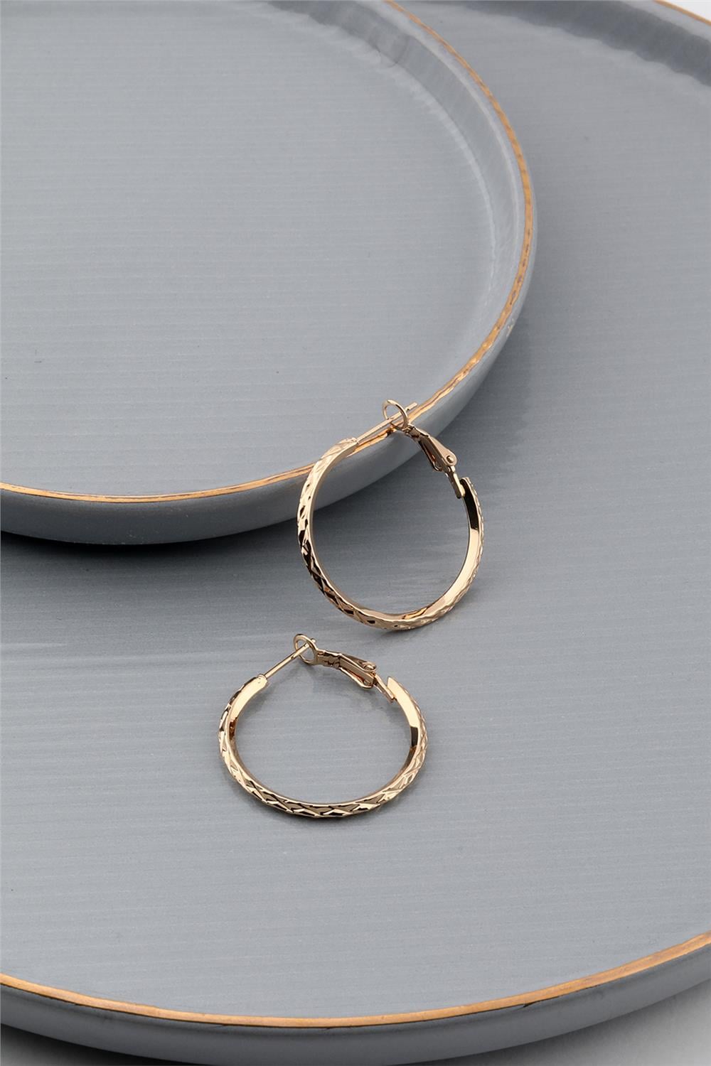 Halka Küpe Gold