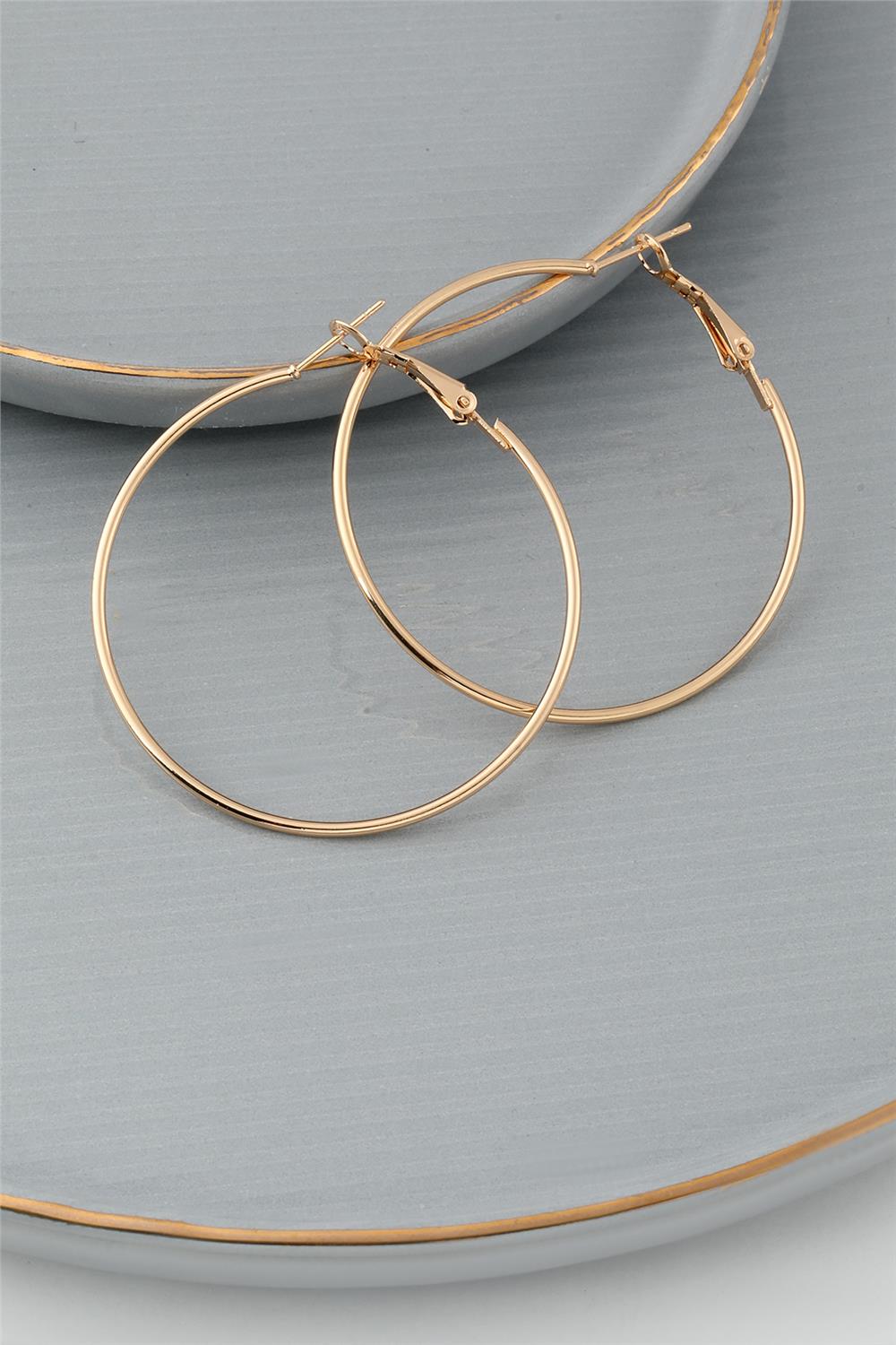 Halka Küpe Gold