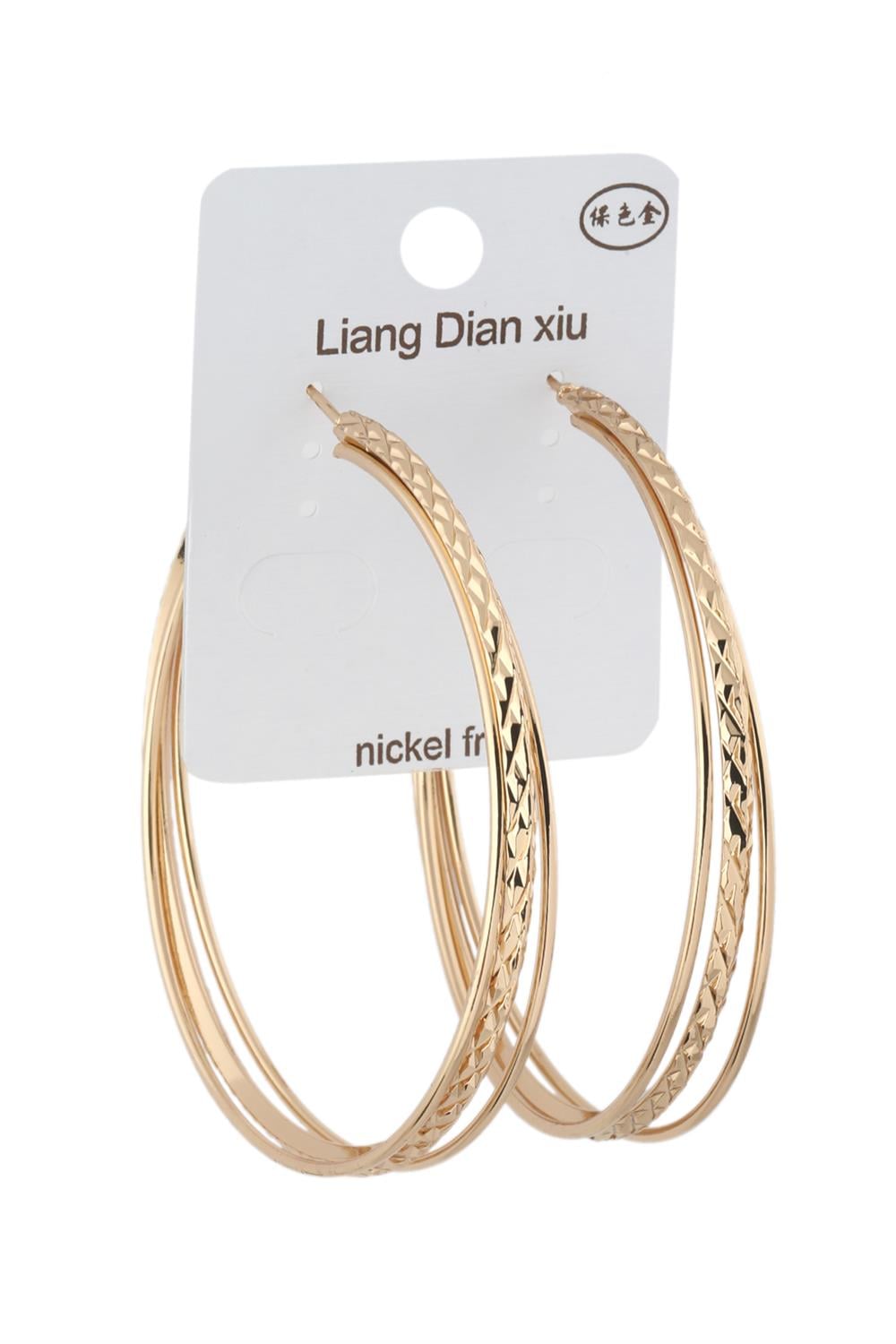 Halka Küpe Gold