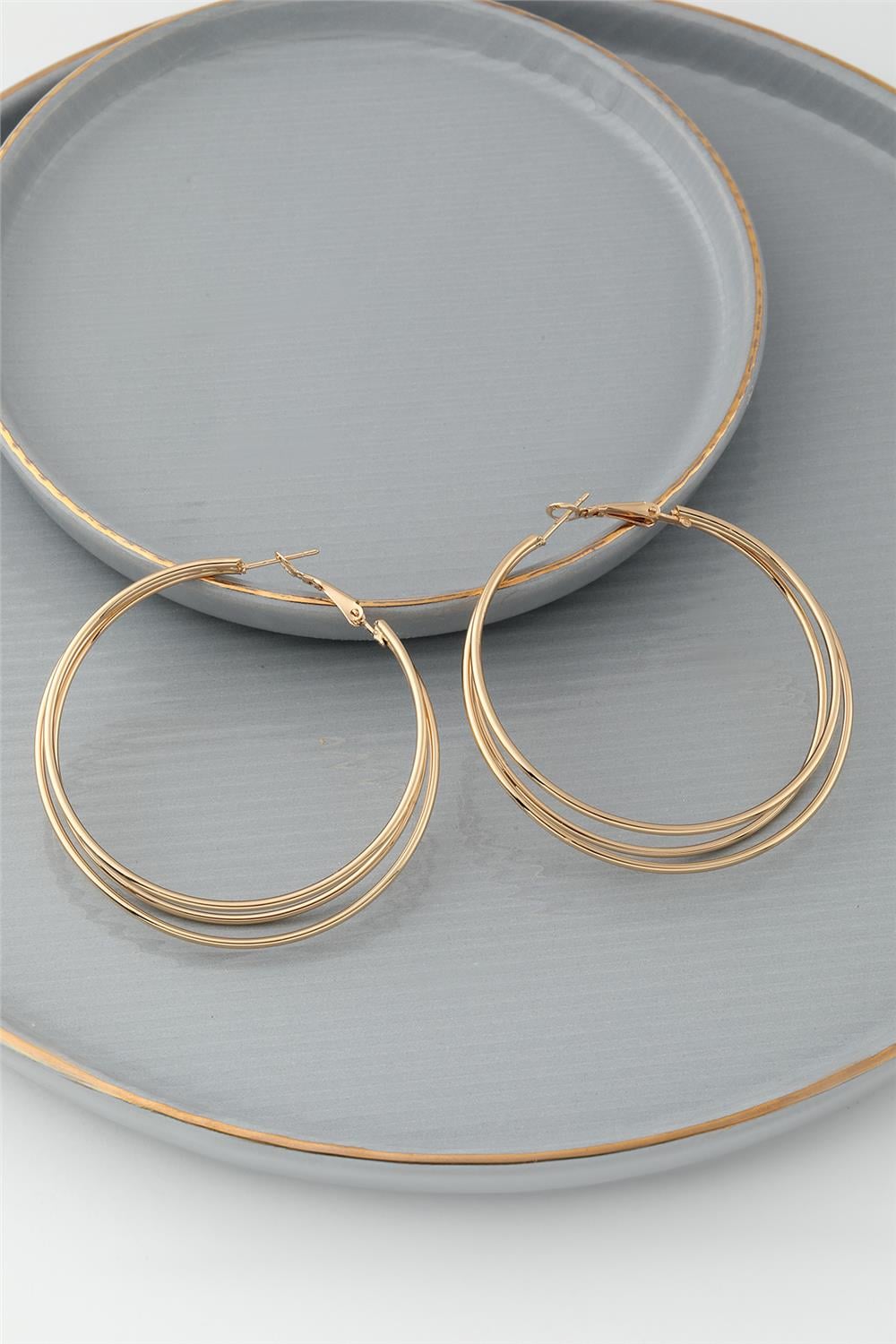 Halka Küpe Gold