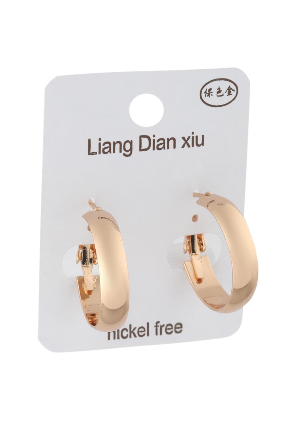Halka Küpe Gold