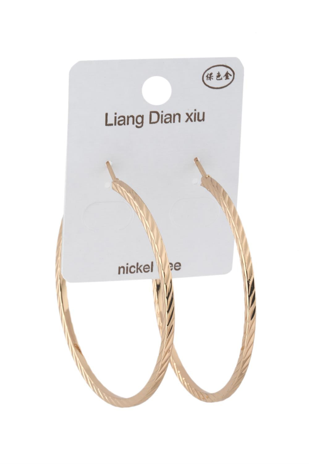 Halka Küpe Gold