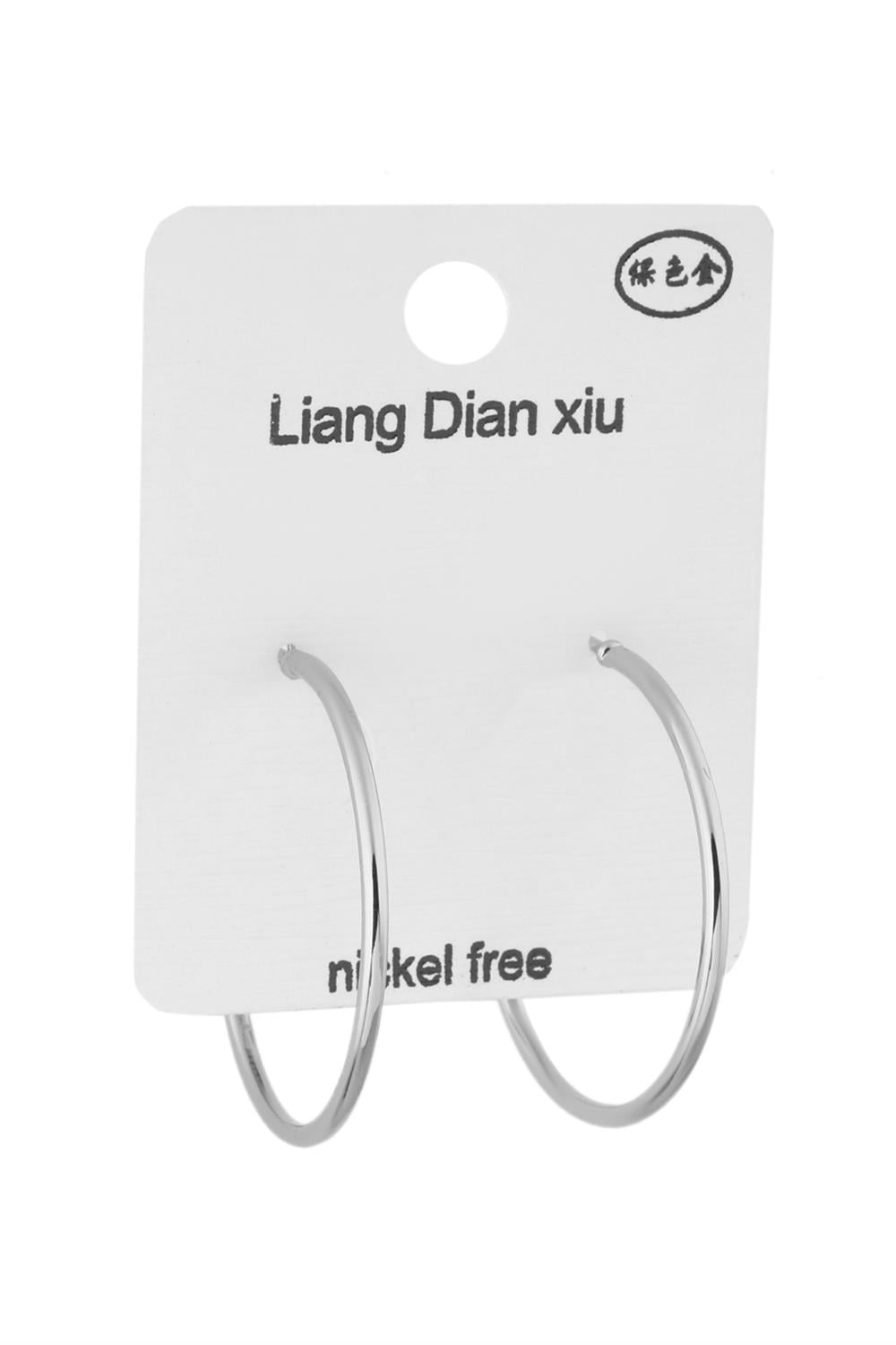 Hoop Earring Silver