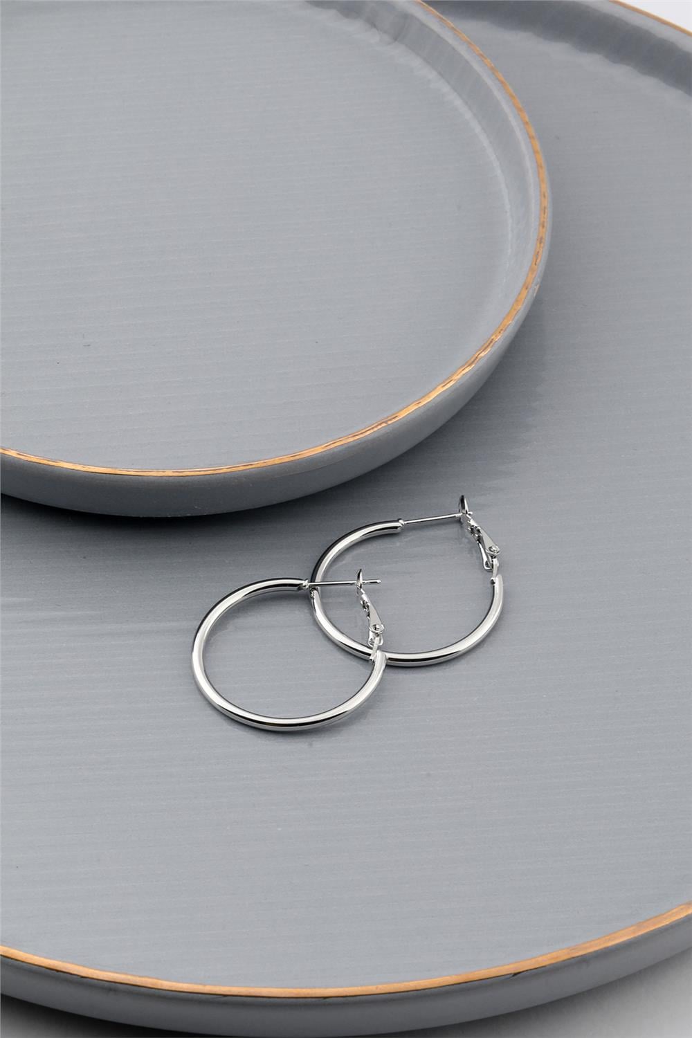 Halka Küpe Silver