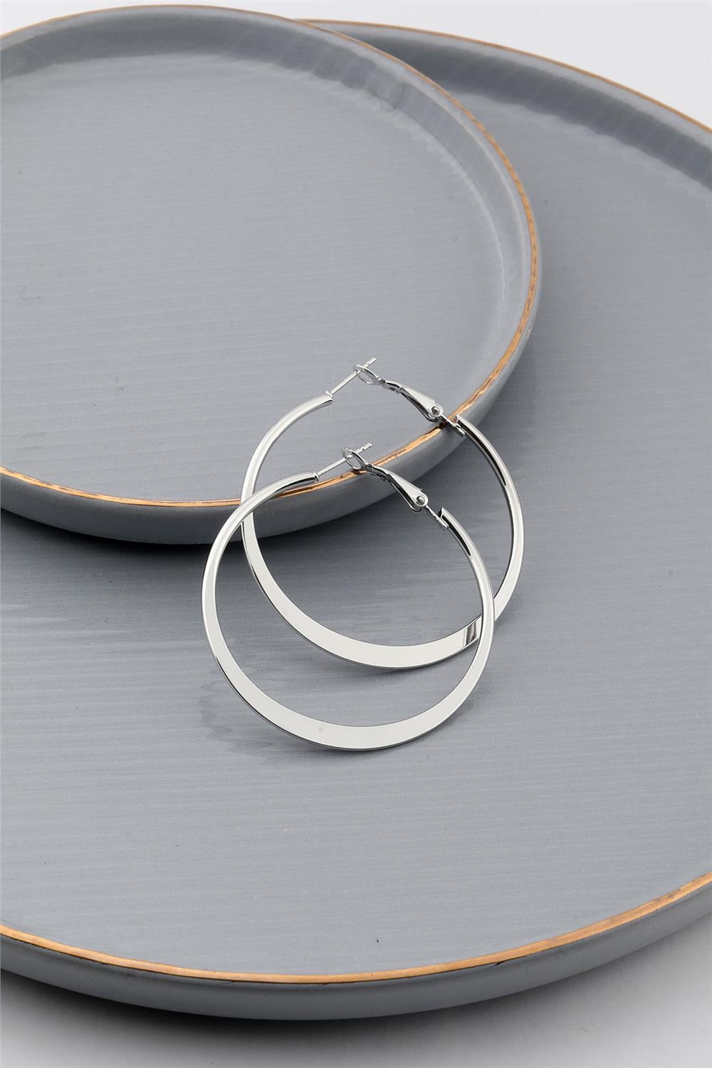 Halka Küpe Silver