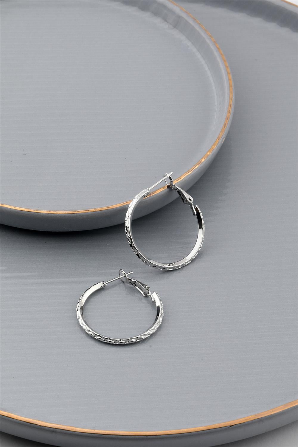 Halka Küpe Silver