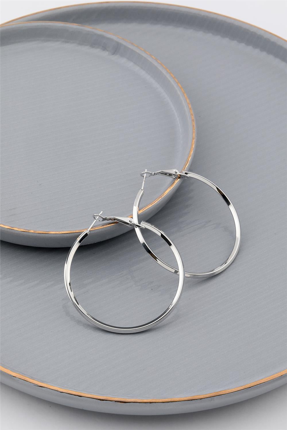 Halka Küpe Silver