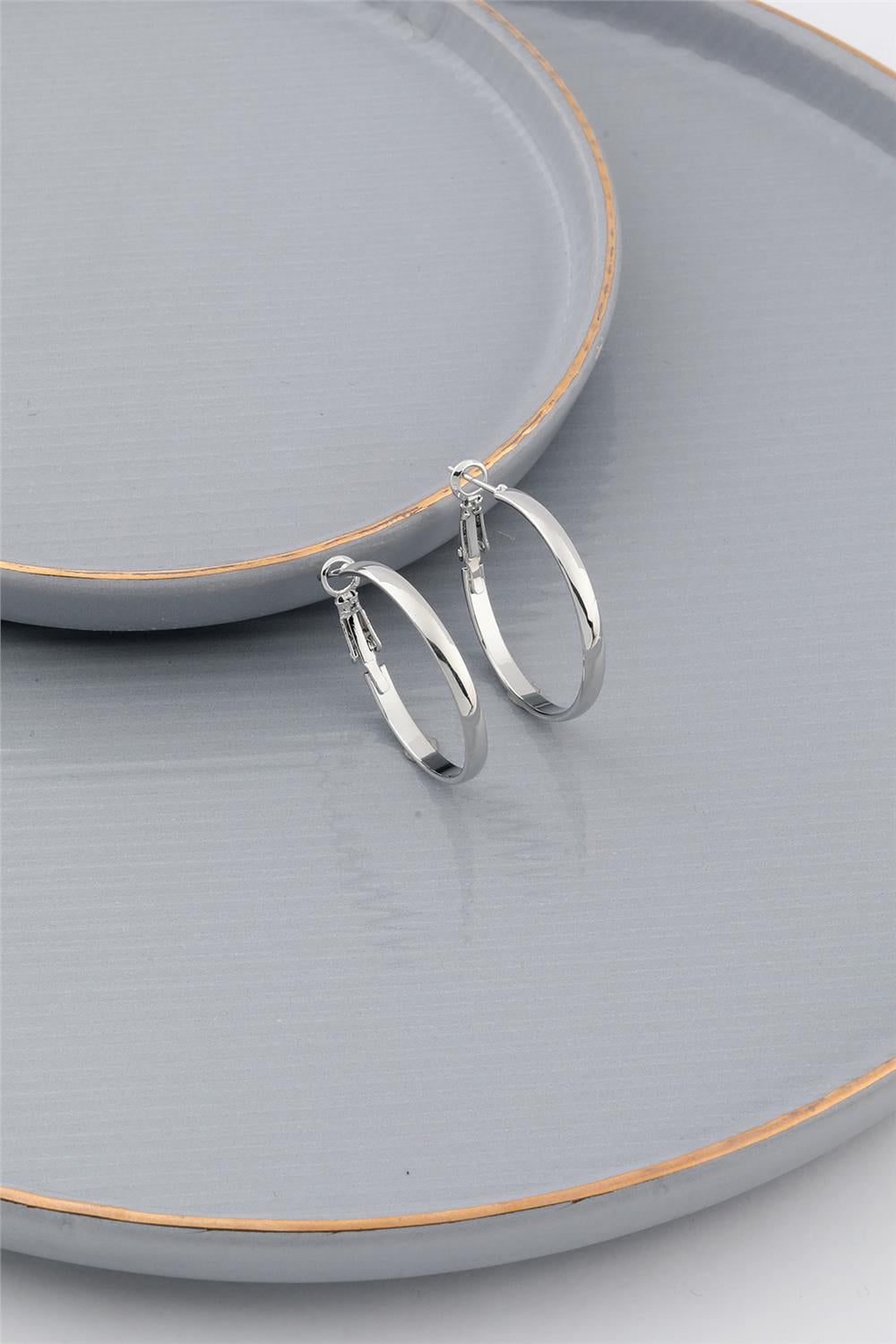 Halka Küpe Silver