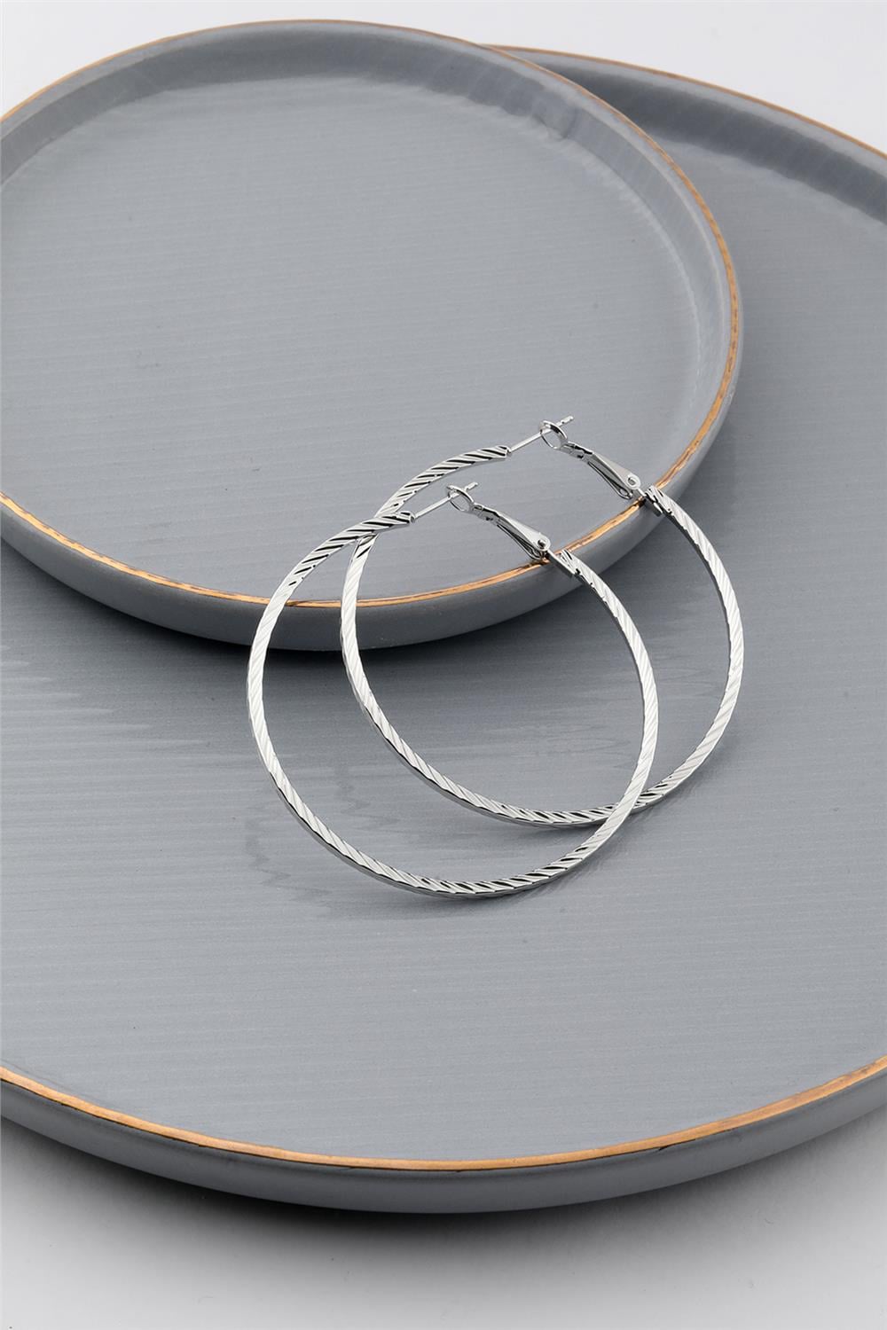 Halka Küpe Silver