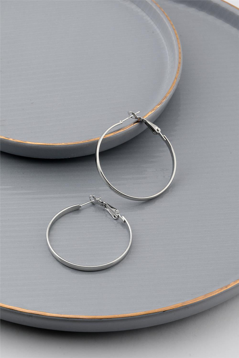 Halka Küpe Silver