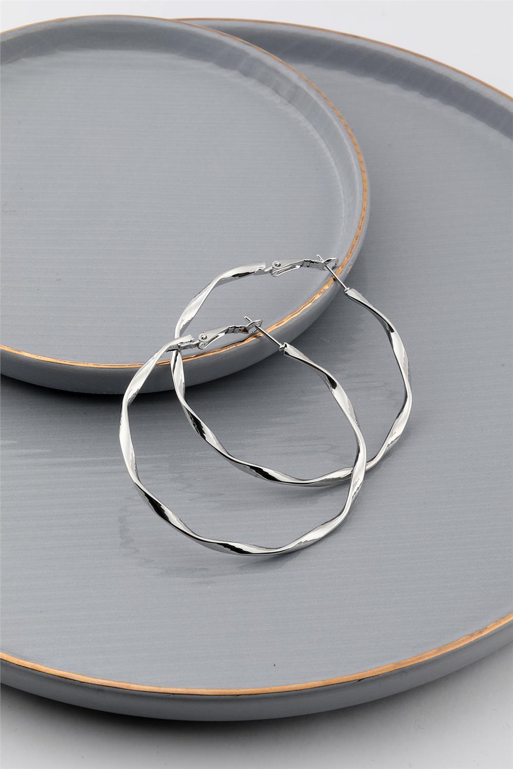 Halka Küpe Silver