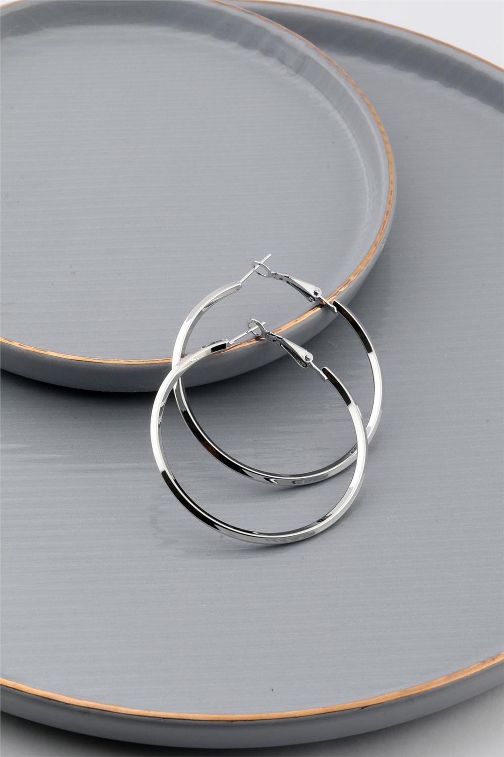 Halka Küpe Silver