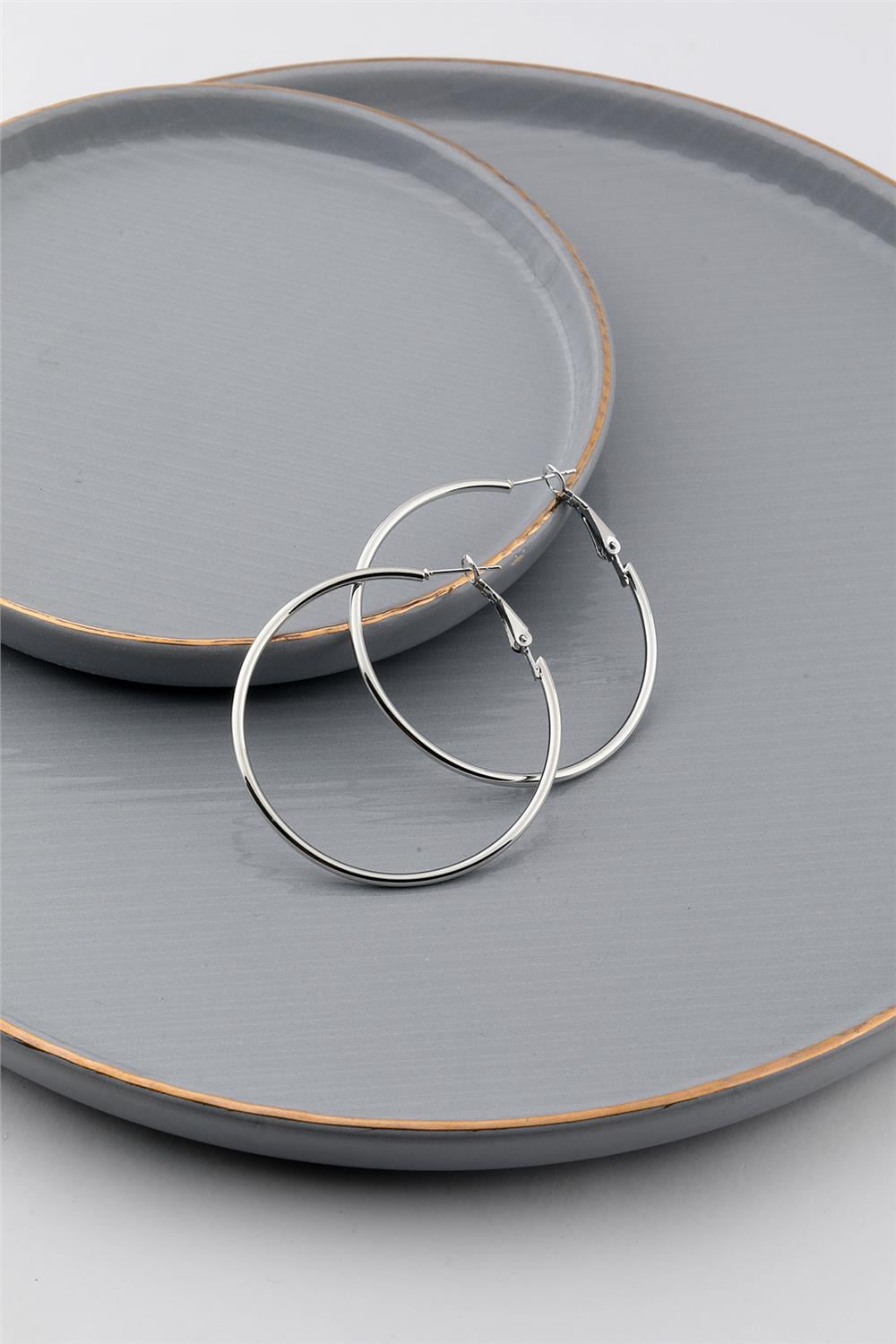 Halka Küpe Silver