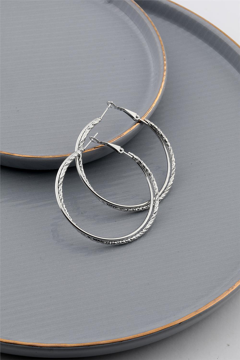 Halka Küpe Silver