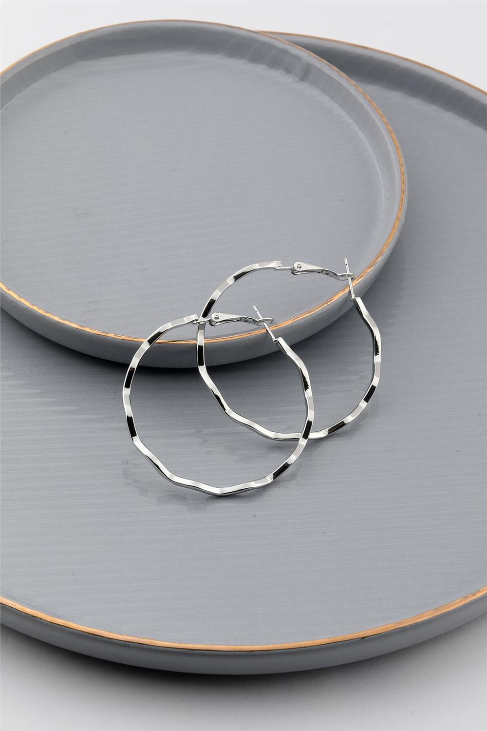 Halka Küpe Silver