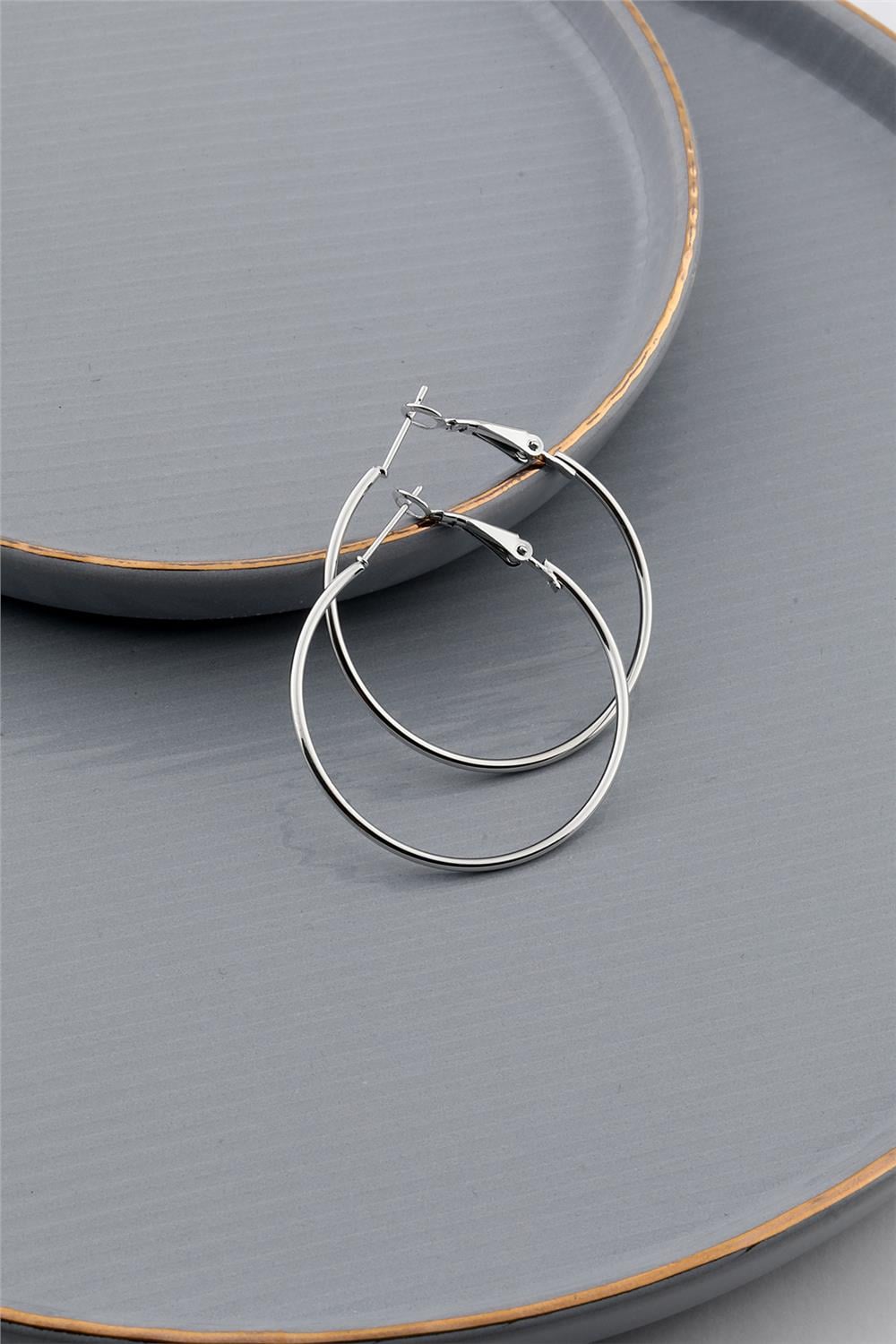 Halka Küpe Silver
