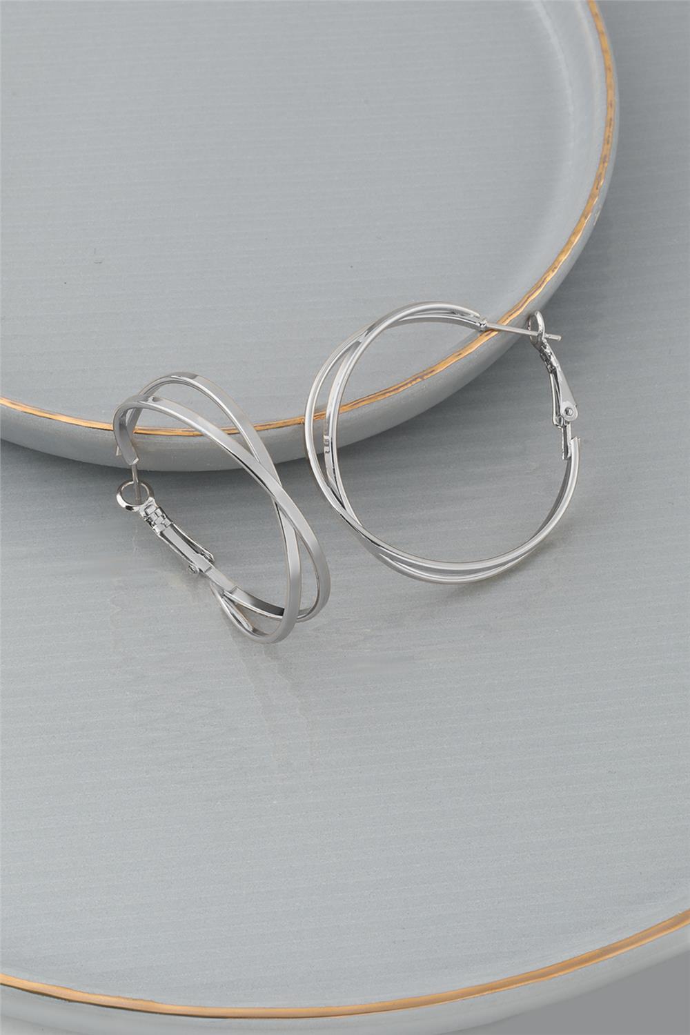 Halka Küpe Silver
