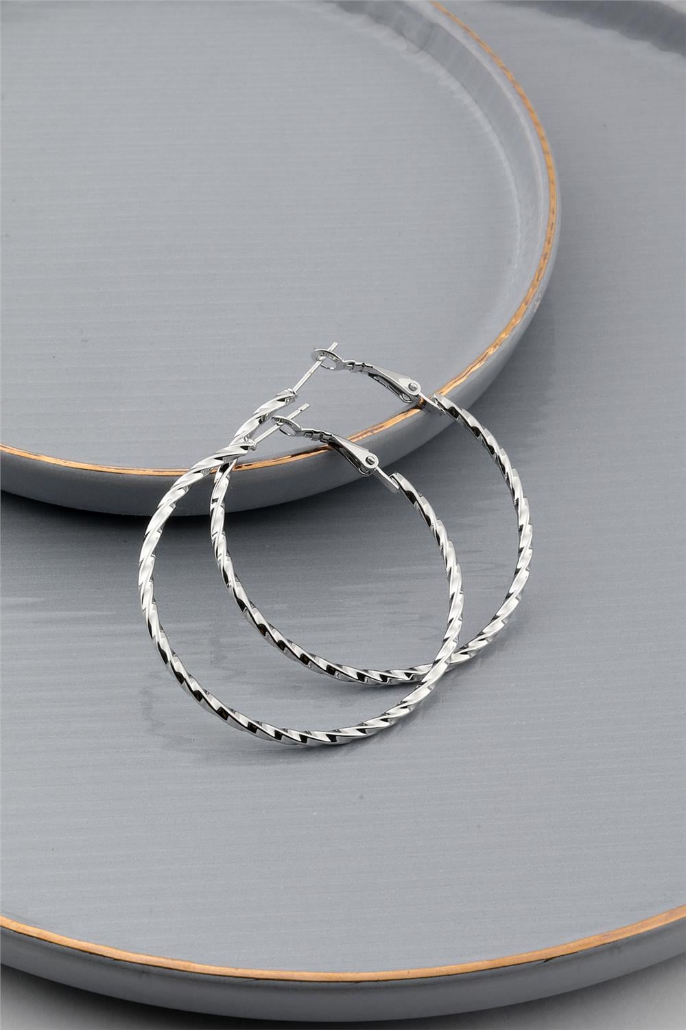 Halka Küpe Silver