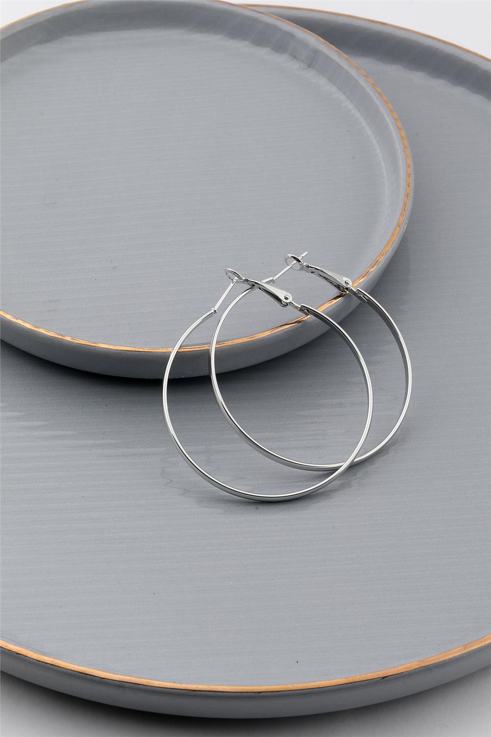 Halka Küpe Silver