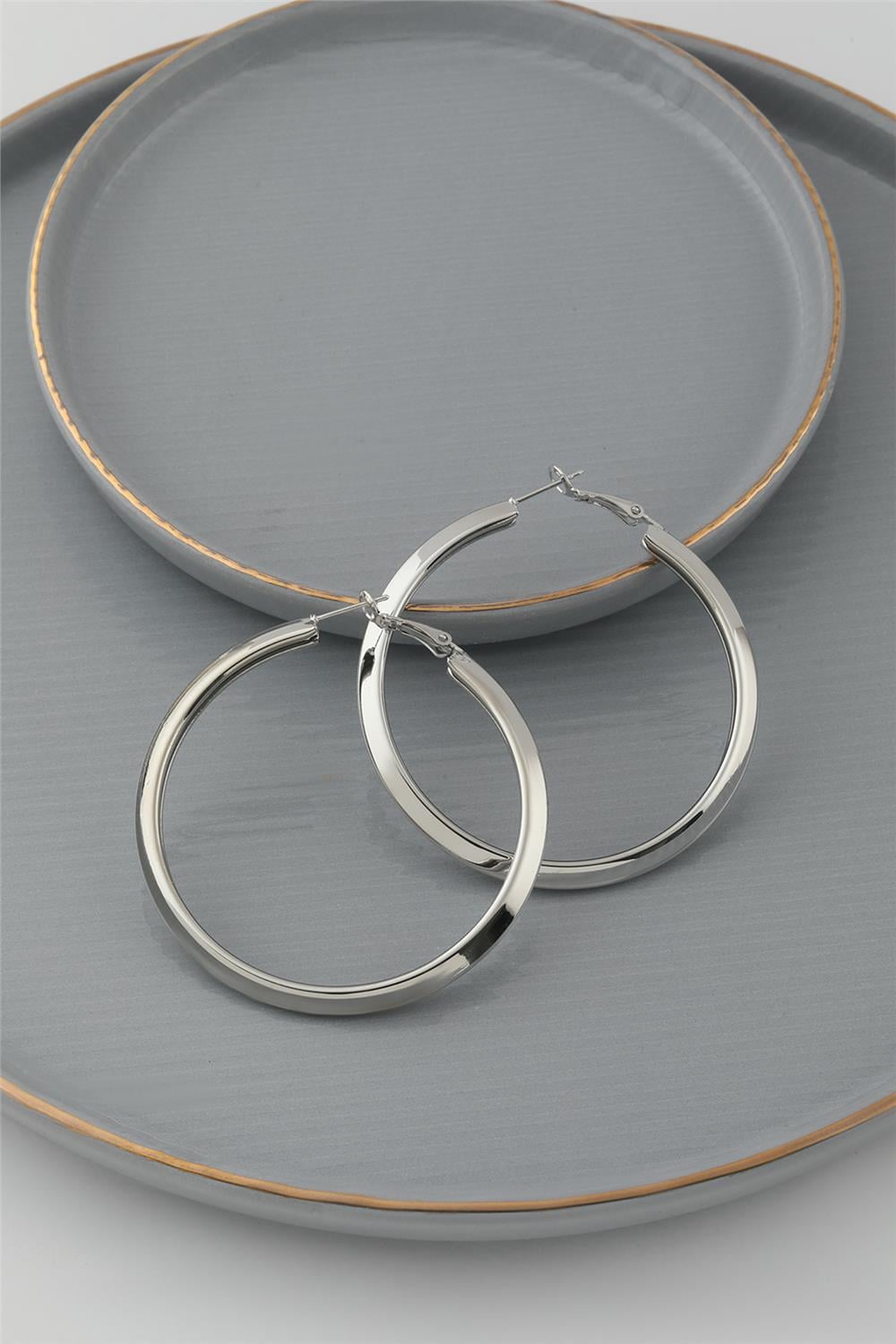 Halka Küpe Silver