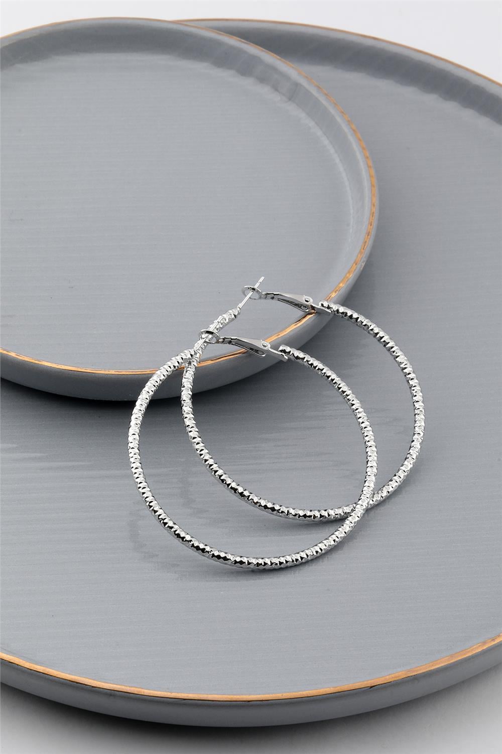 Halka Küpe Silver