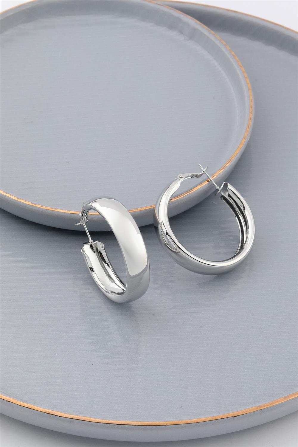 Halka Küpe Silver