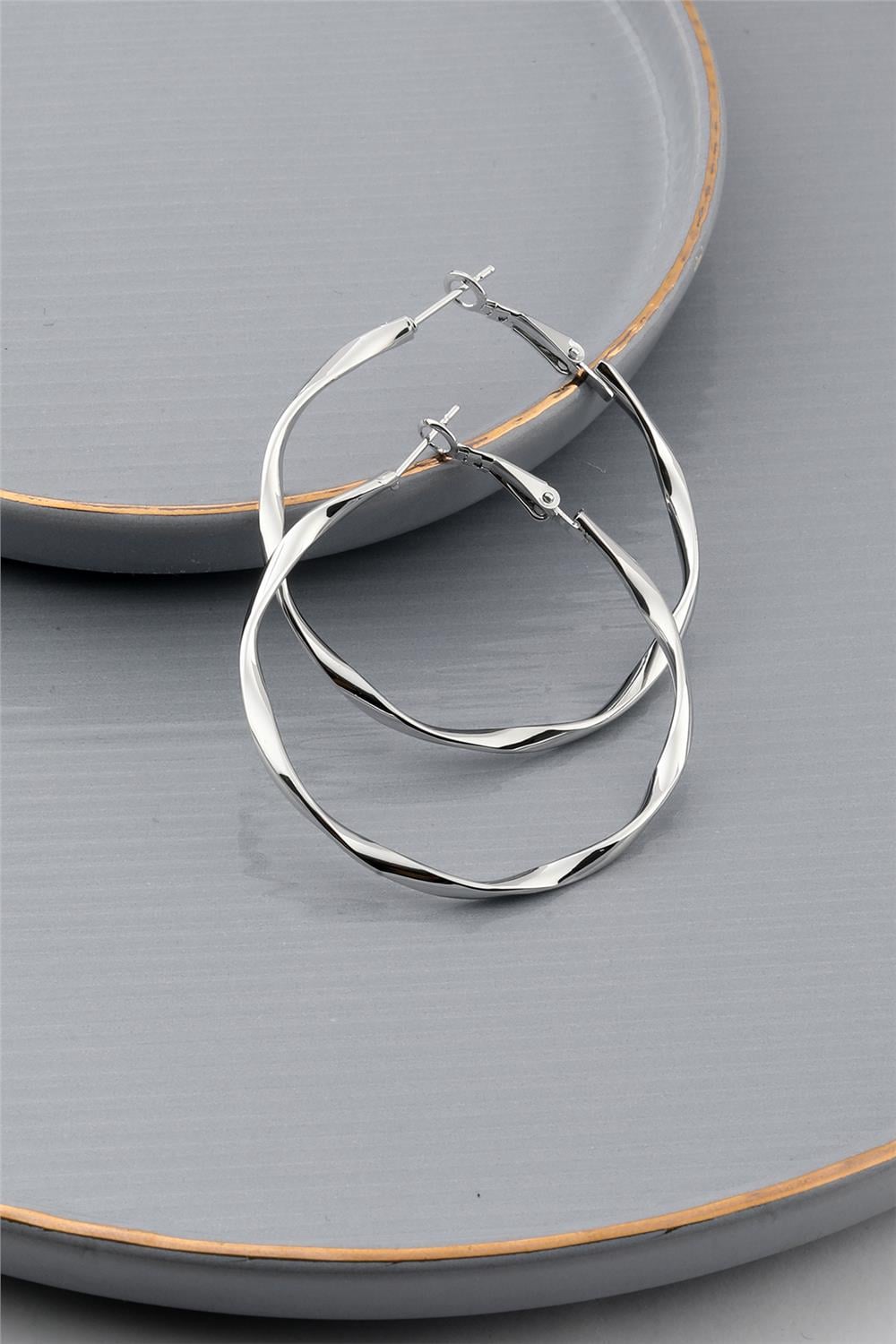 Halka Küpe Silver