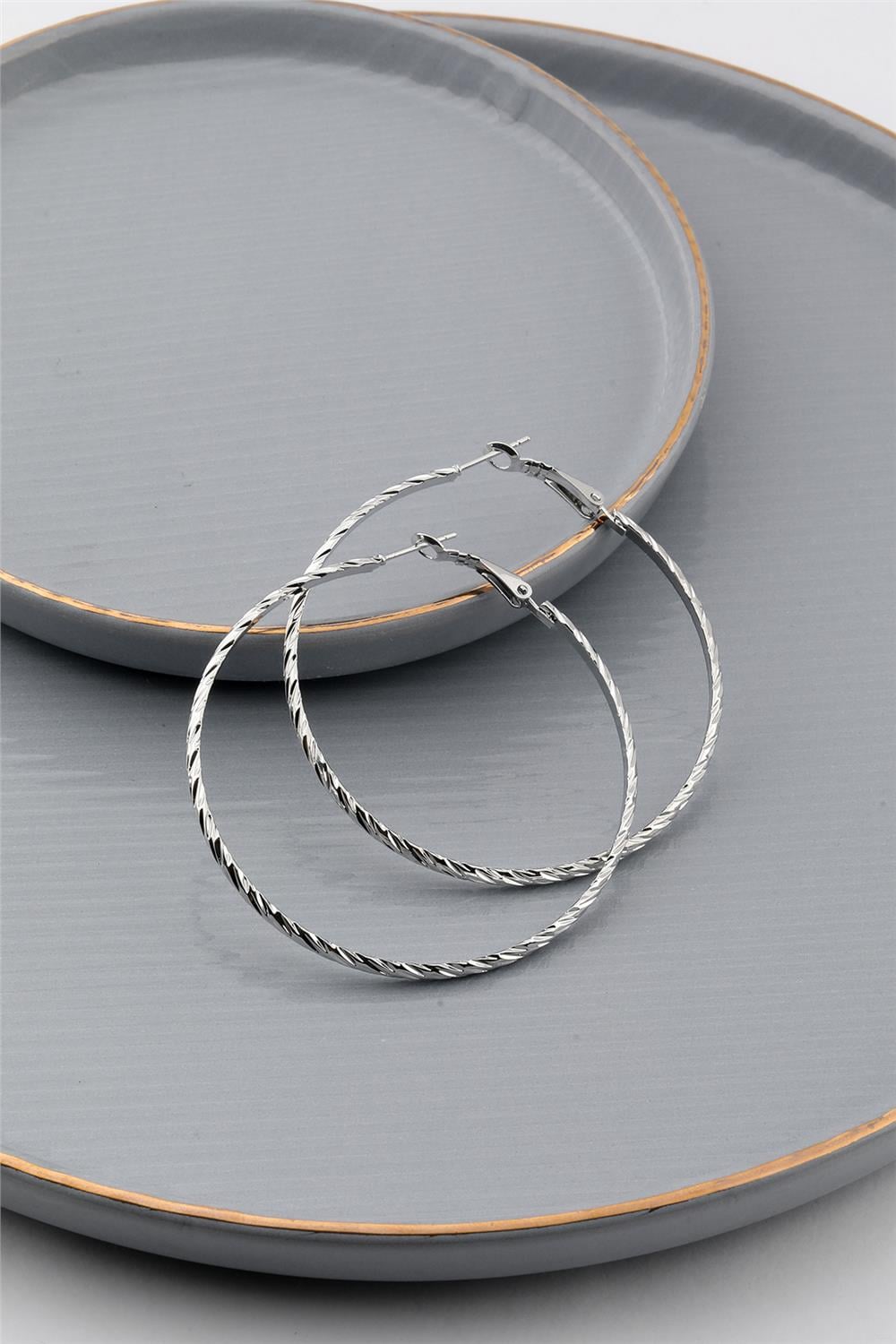 Halka Küpe Silver