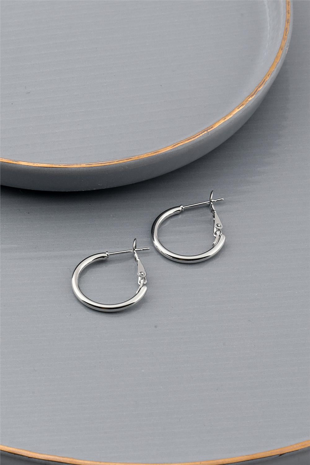 Halka Küpe Silver