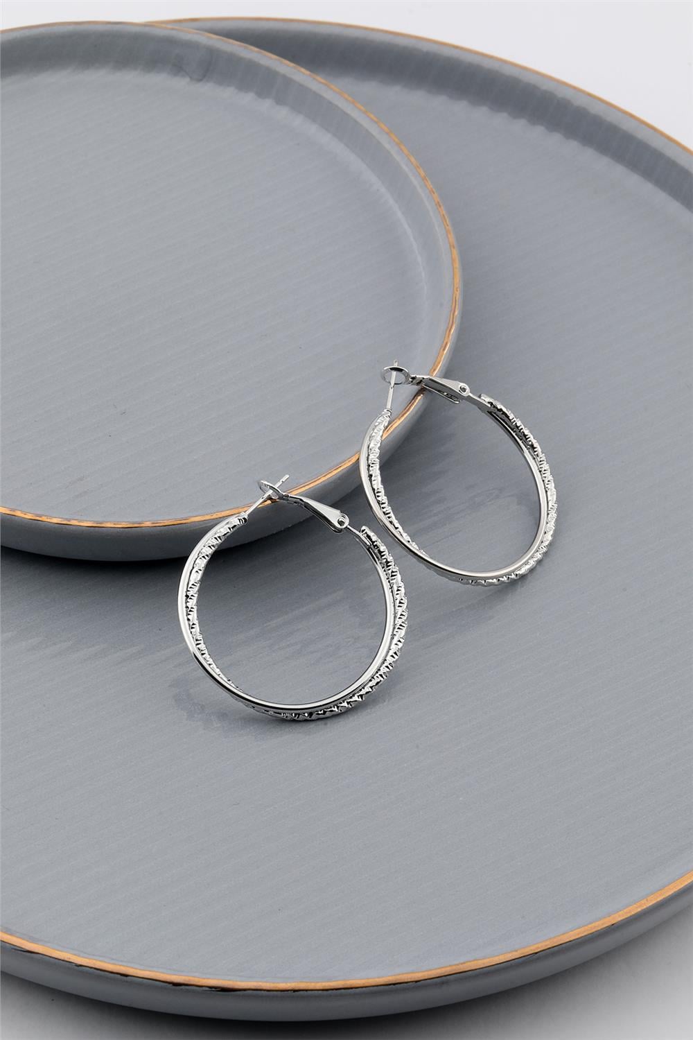 Halka Küpe Silver