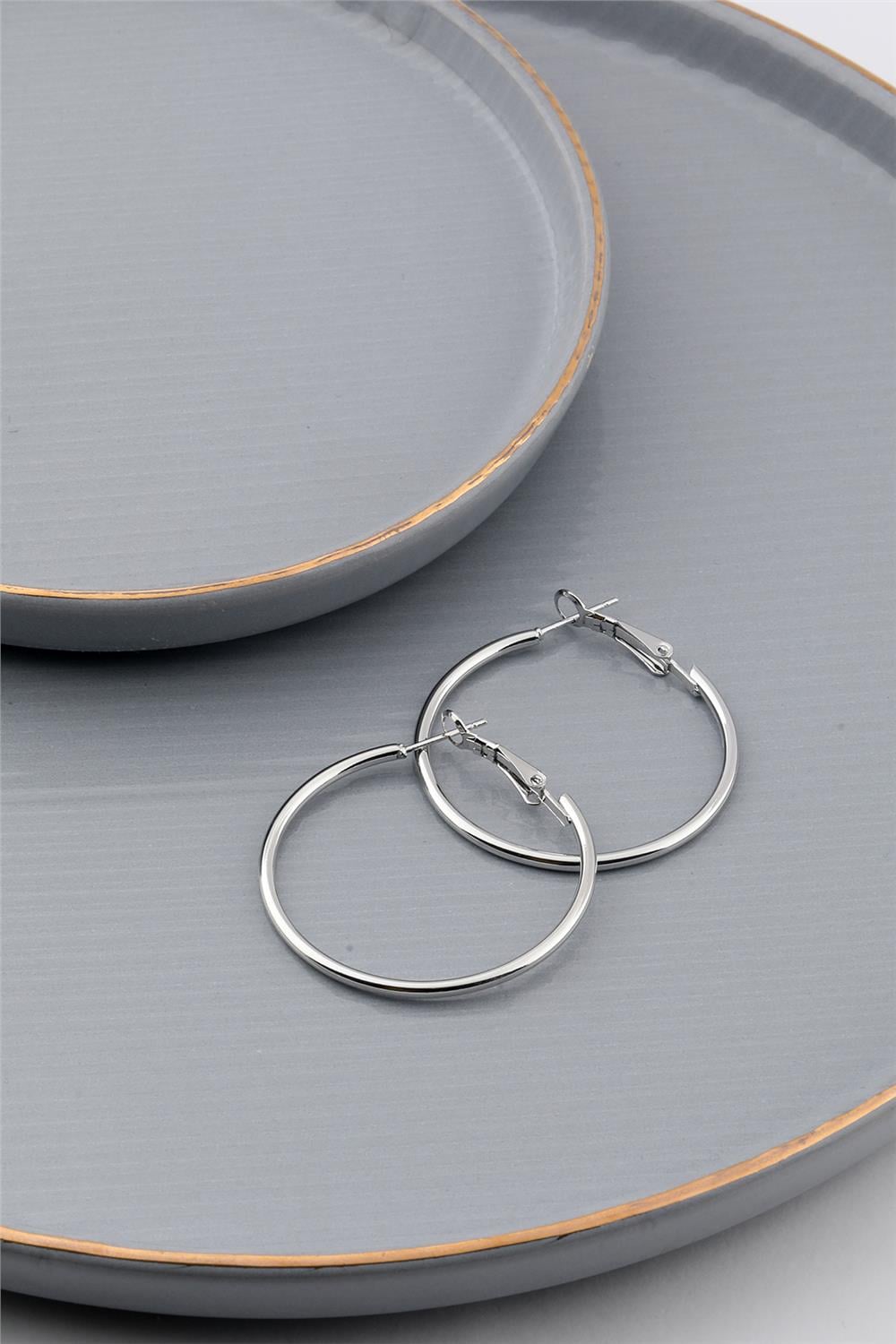 Halka Küpe Silver