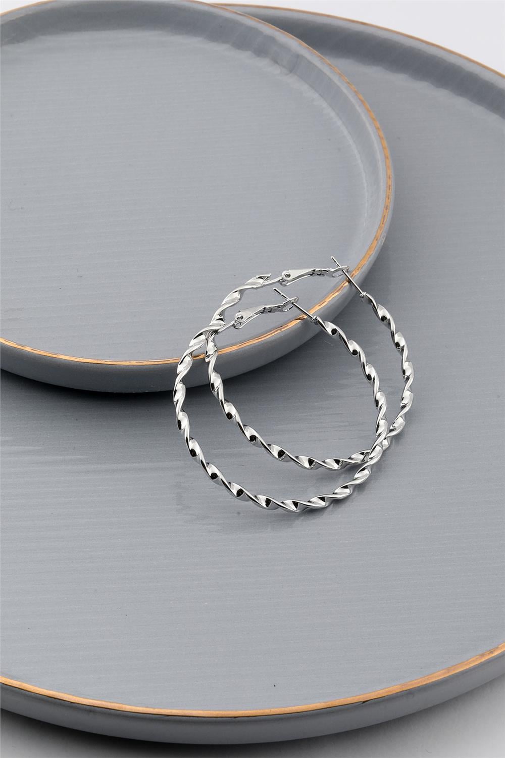 Halka Küpe Silver