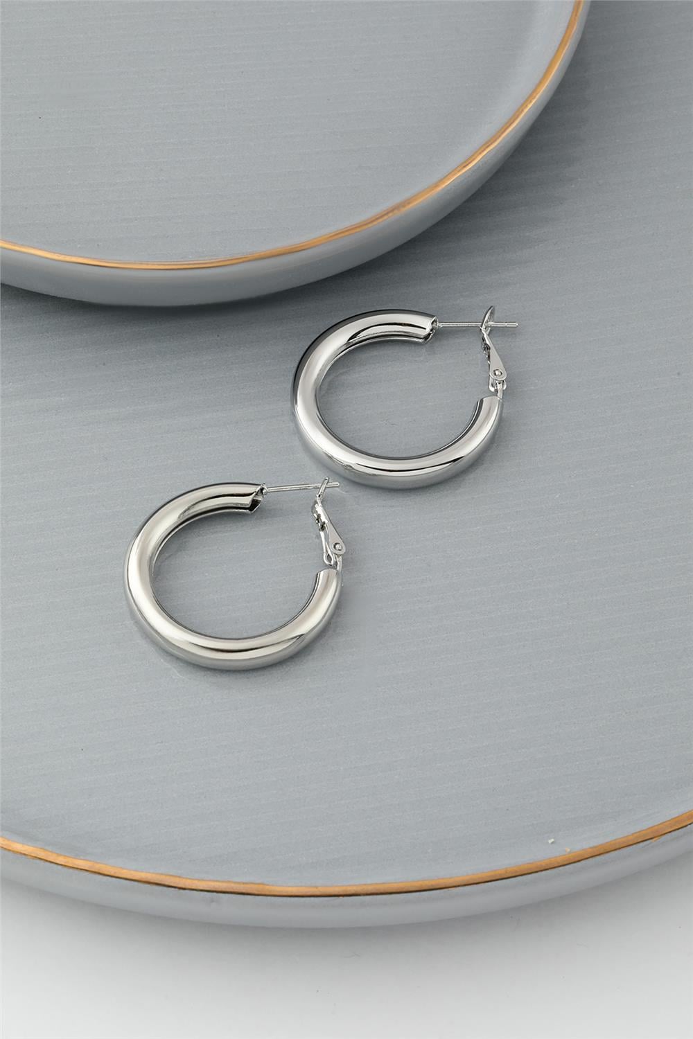 Halka Küpe Silver