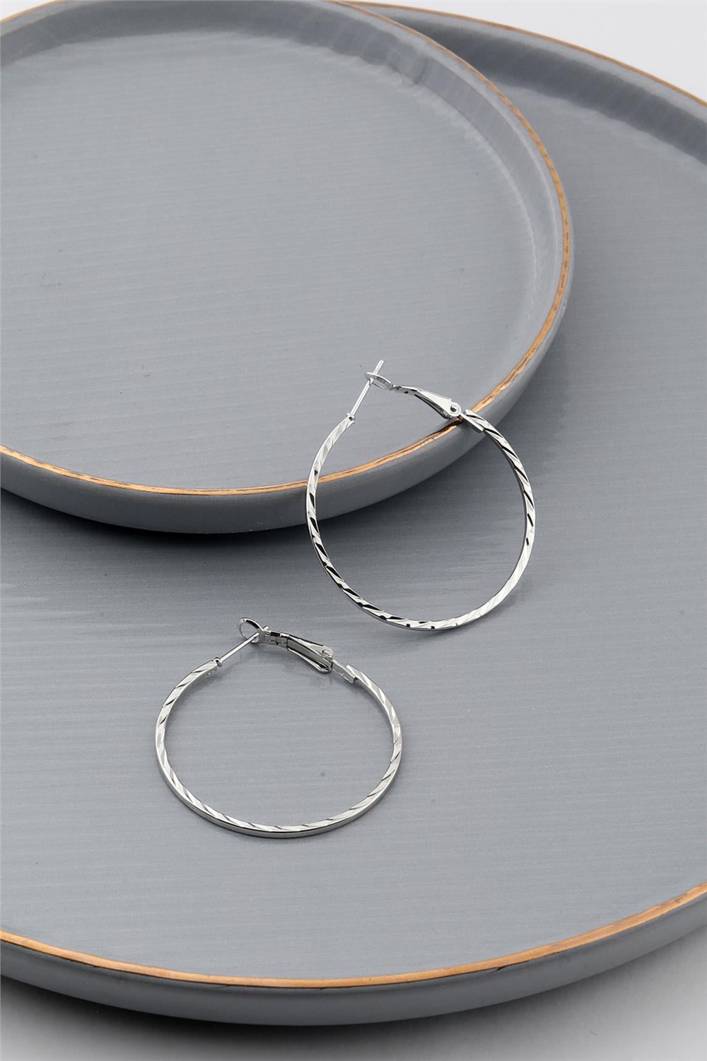 Halka Küpe Silver