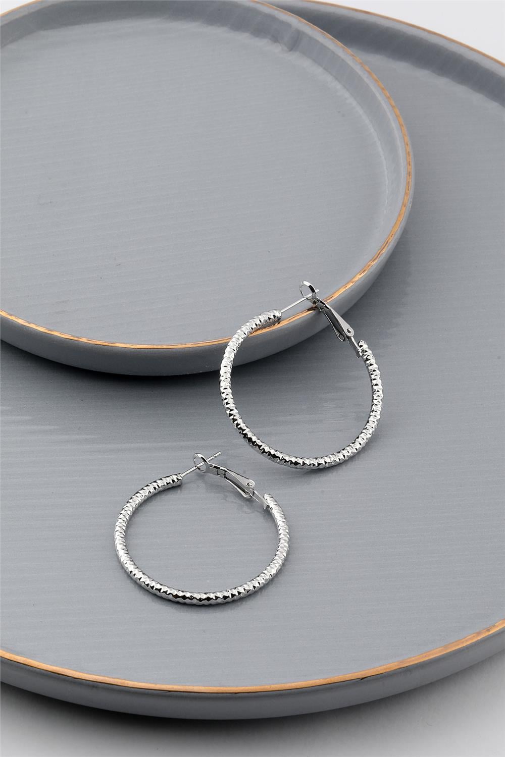 Halka Küpe Silver