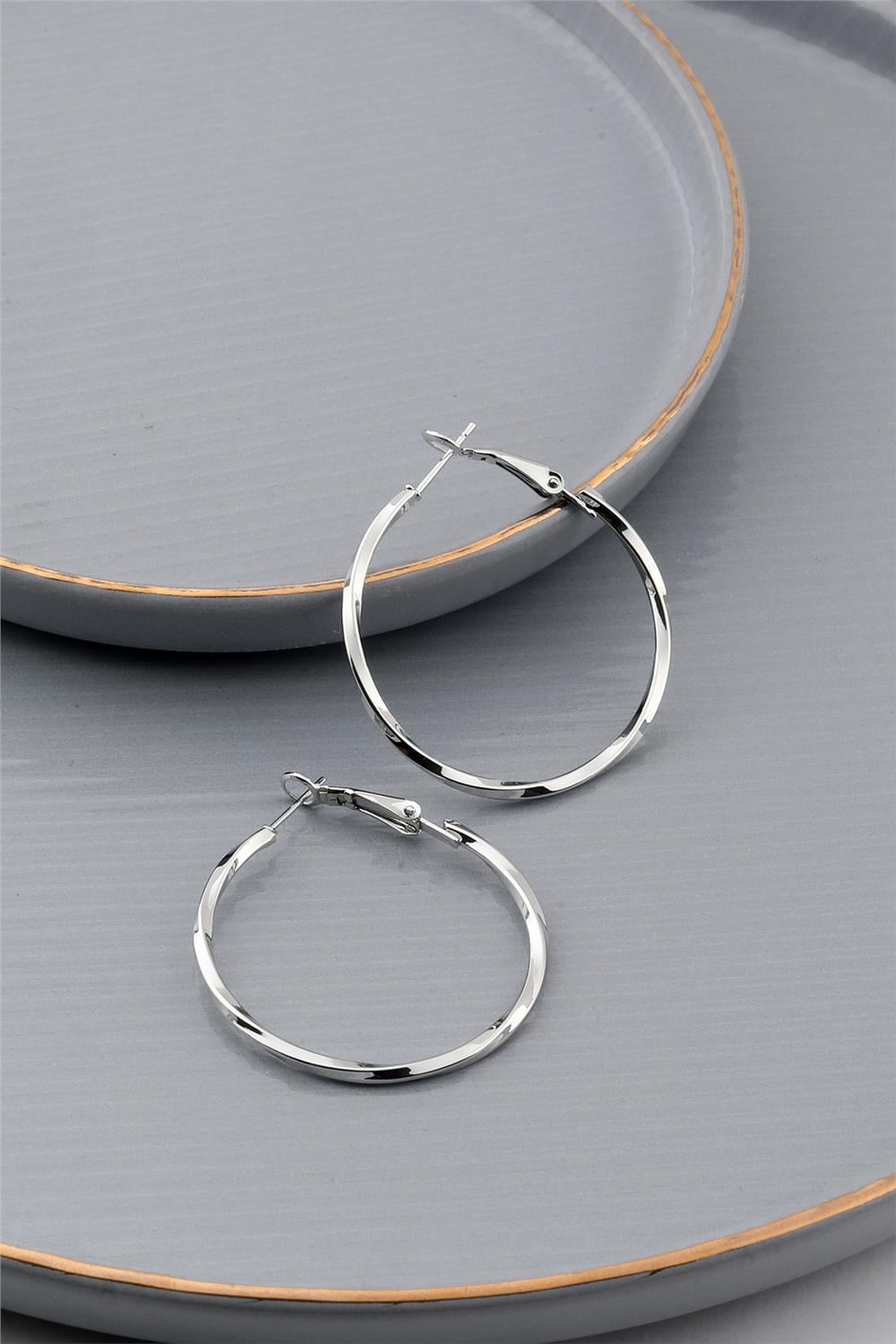 Halka Küpe Silver