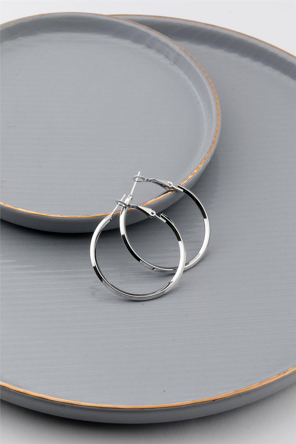 Halka Küpe Silver