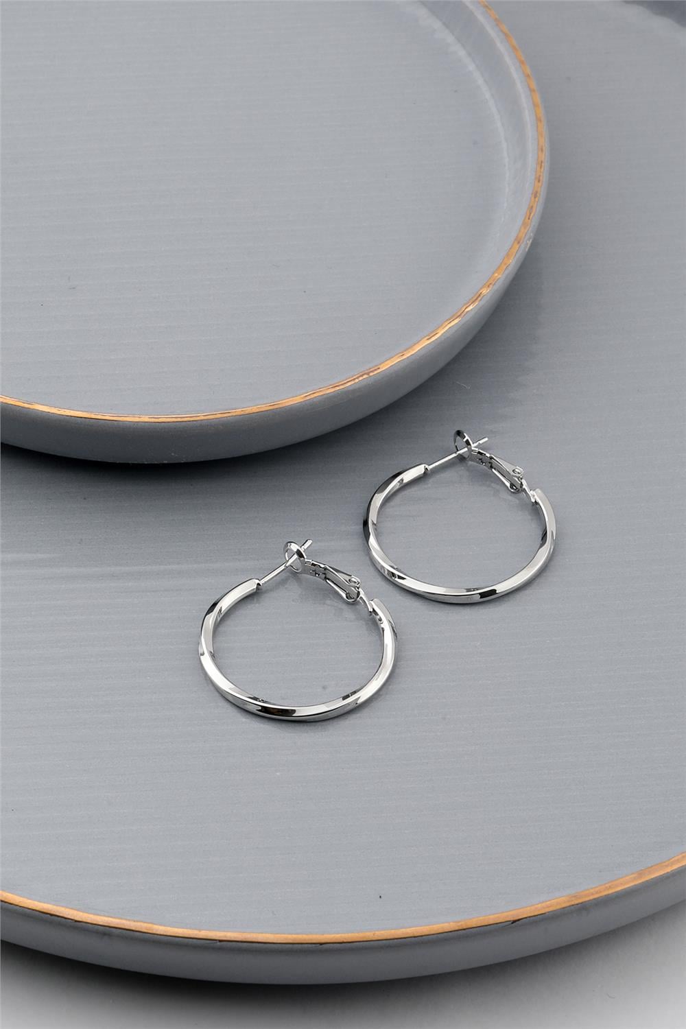Halka Küpe Silver