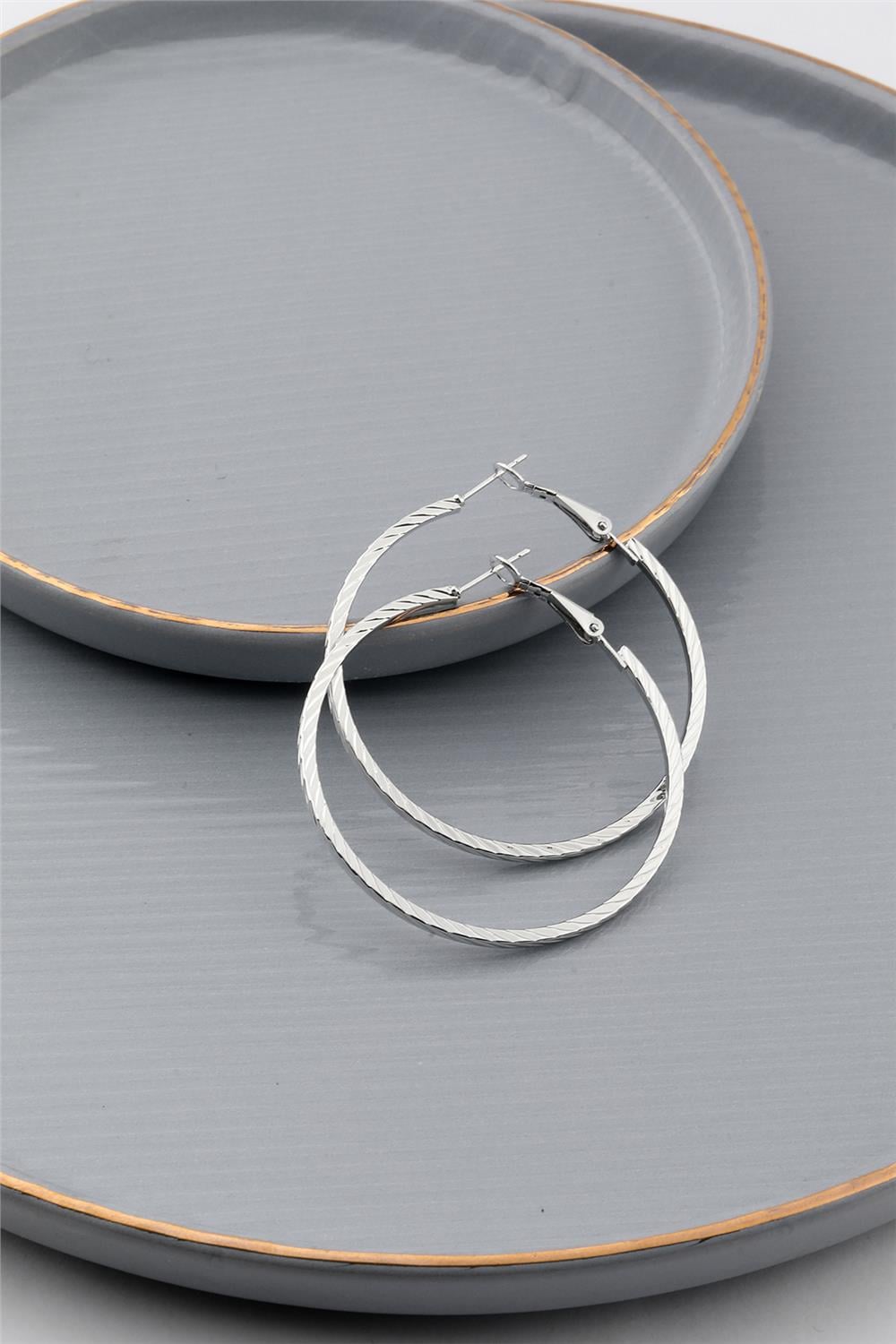 Halka Küpe Silver