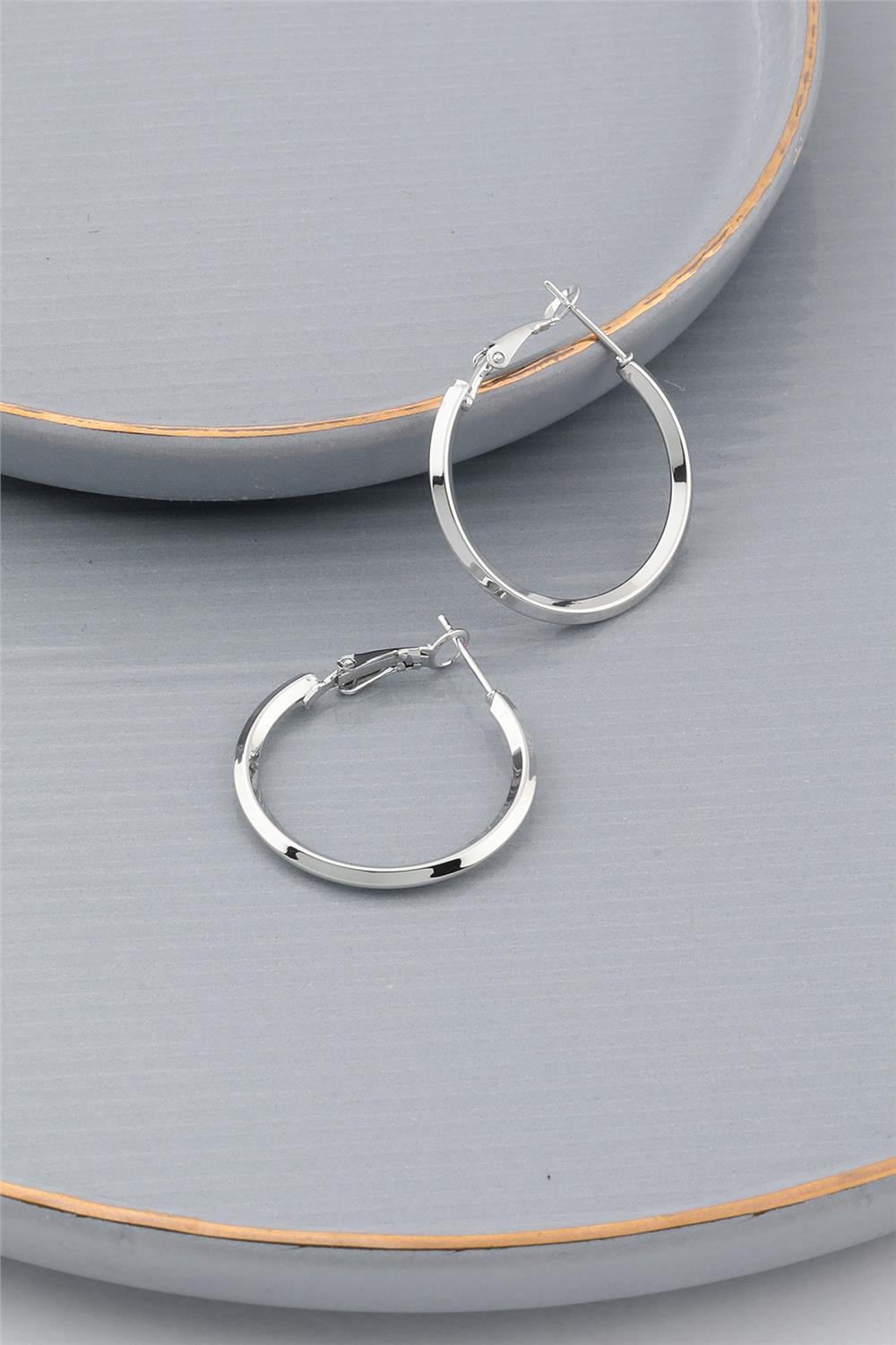 Halka Küpe Silver