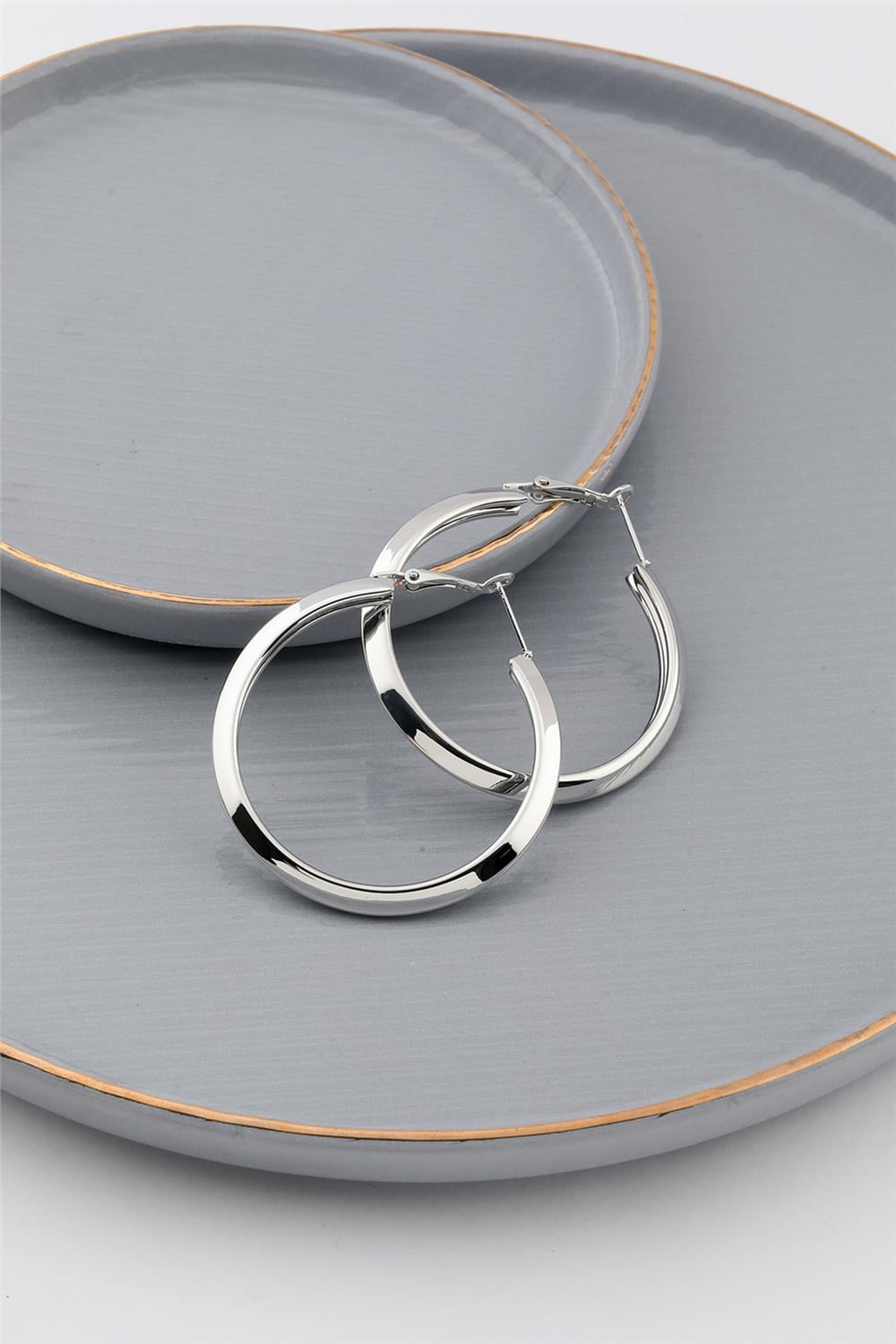 Halka Küpe Silver