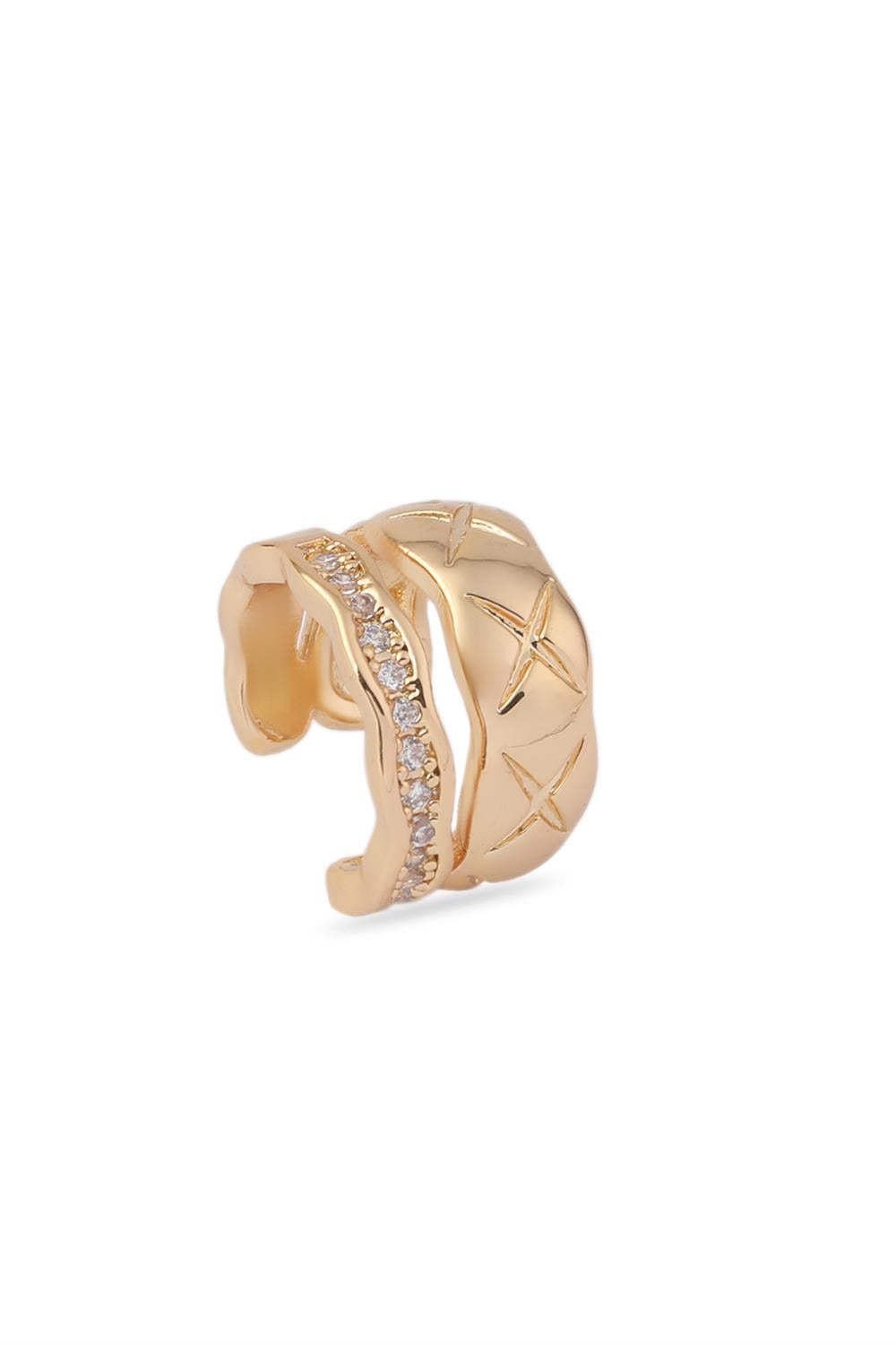 Kıkırdak Küpe Gold