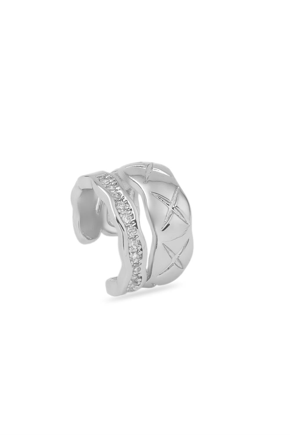 Kıkırdak Küpe Silver